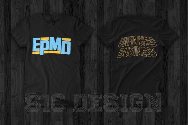 

epmd unfinished business 1989 t-shirt vintage 80s rap hip hop def jam rush sport hooded sweatshirt hoodie