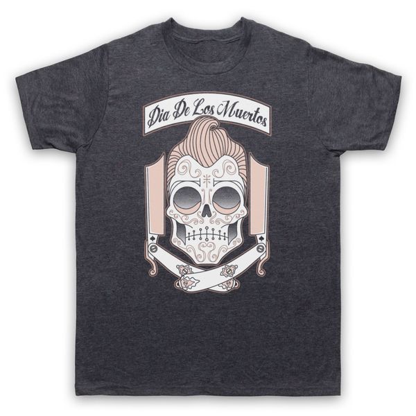 

mens dia de мертвые мексиканский день мертвых татуировки мужских черепа короткого рукав женщины топы tee рубашка спорт с капюшоном hoodie
