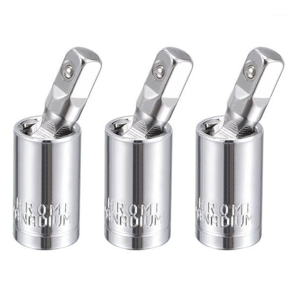 

uxcell 3 pcs 1/4 inch drive universal joint swivel deep socket,1
