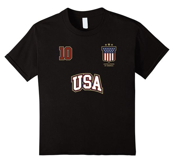 

fashion print summer style usa sporter number 10 american team united states flag footballer design sport hooded sweatshirt hoodie t shirt