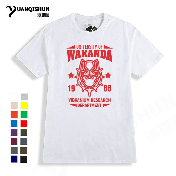 

sport interesting design men's wakanda university 1966 t-shirt fashion black panther t shirt 16 colors cotton short sleeves tee