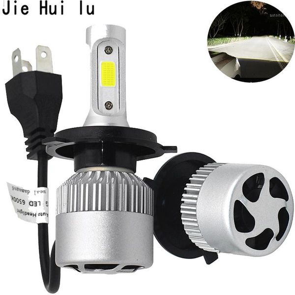 

led s2 h4 h7 h1 cob led headlight bulbs h11 h13 12v 9005 9006 h3 9004 9007 9012 72w 8000lm car fog light lamp 6500k1