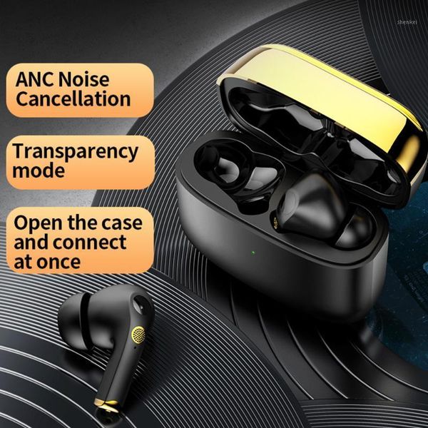 

tws anc wireless earphone noise canceling earphone tws gaming earbuds bluetooth 5.0 headphone touch control for smartphone1