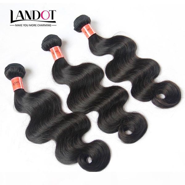 

9a brazilian virgin human hair weave bundles body wave unprocessed indian malaysian peruvian cambodian mongolian remy hair extension dyeable, Black