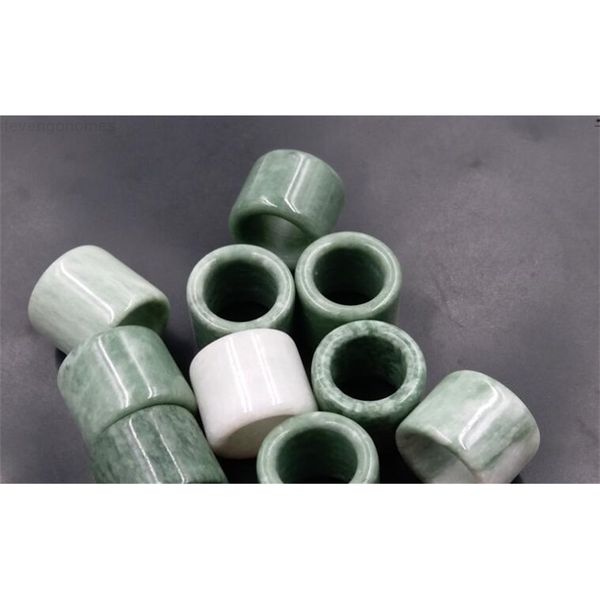 

men's 20mm-23mm natural nanyang lushan jade finger ring, Silver