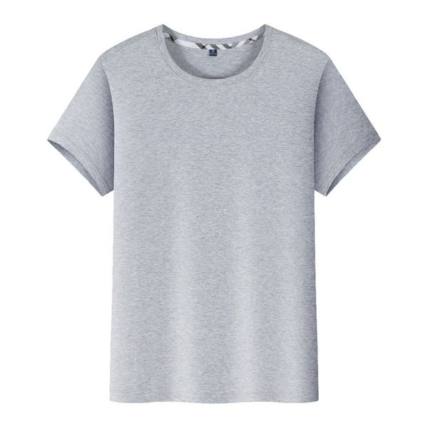 326 Camicia da uomo per T e cotone T-shirt semplice da donna Stampa personalizzata fai-da-te Ricamo Blu navy Nero Grigio Bianco Giallo Arancione Rosso -shirt