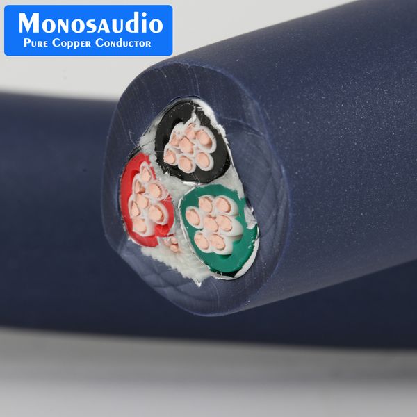 

vipmonosaudio p902 99.998% pure copper main cord ac line powerflux interconnect isolation power cable