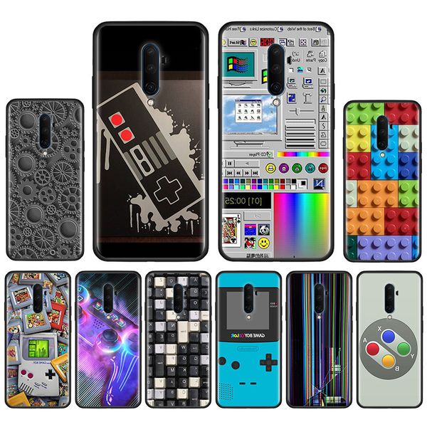 

retro vintage camera cassette music soft case cover for oneplus z nord 8 5g 7 7t pro 8t phone silicone fall shell