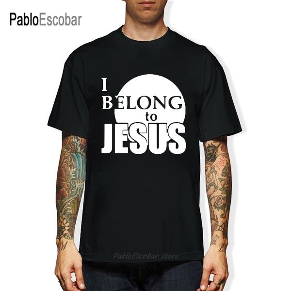 

summer printed i belong to jesus cotton short sleeve christ religion christian faith tees hoodie designers t shirts sweatshirt