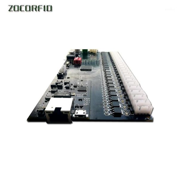 

fingerprint access control 24ch dc2-24v delivery locker system/ electronic system slave controller with tcp/ip or rs4851