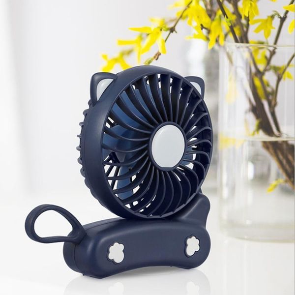 

cat folding small fan portable deskdeskhandheld electric fan1