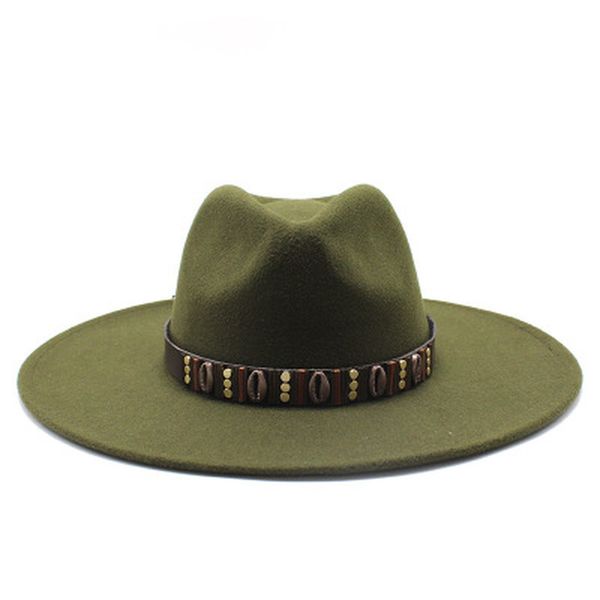 

women fedora hats winter autumn big brim 9.5cm solid british style gentlemen formal wedding winter hats wide brim hats for women c0123, Blue;gray