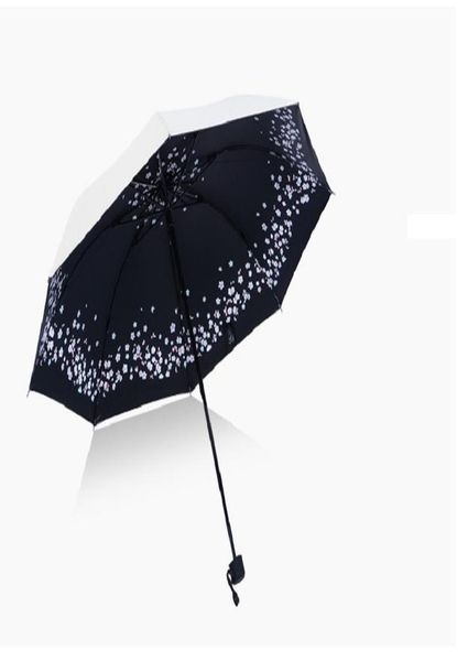 

лучшие качества зонтик мужчины дождя женщина ветрозащитный большой paraguas 3d печати цветка солнечный 3 складной зонтик открытый parapluie