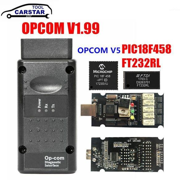 

firmware opcom v1.99/1.95/1.78/1.70/1.65 obd2 for can-bus code reader for op com op-com diagnostic pic18f458 ftdi chip1