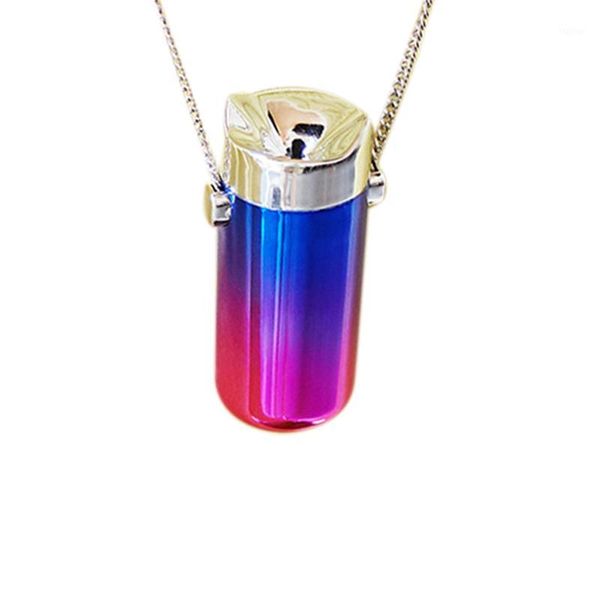 

usb portable wearable air purifier, personal necklace air freshener no radiation low noise for adults kids color1