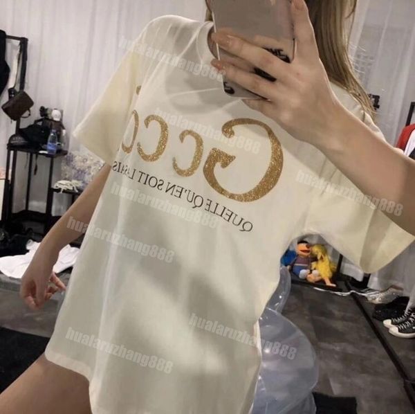 

women's clothing man and woman t shirt fashionable pure cotton round collar short sleeves lulu embroidery apparel plus size shirt s--5x, White