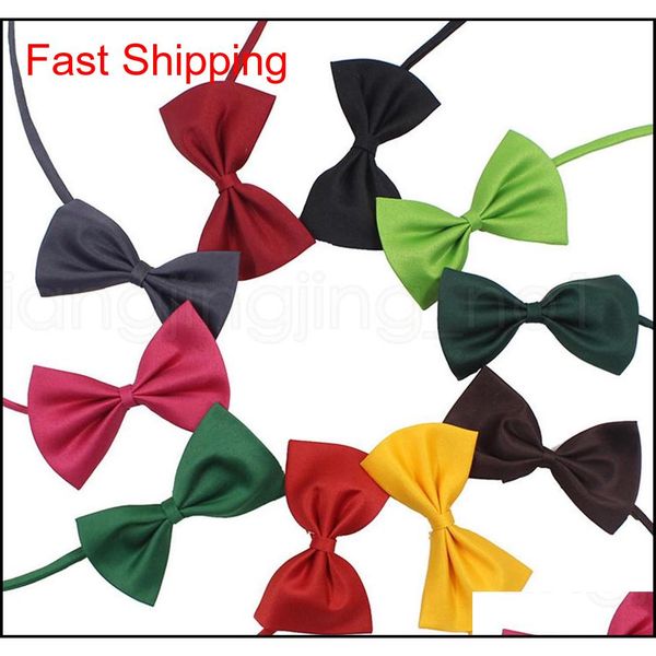 

pet tie dog tie collar flower accessories decoration supplies pure color bowknot necktie dog groomin qyluko wphome