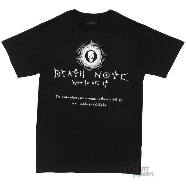 

death note how to use it anime licensed cartoon men new fashion funny sport hooded sweatshirt hoodie t shirt