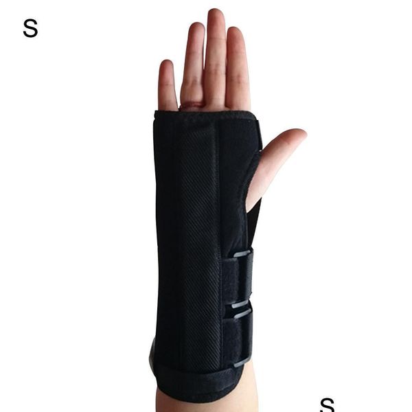 

adjust alloy wrist brace wristband wrist strap support splint fractures carpal tunnel sport sprain mous jllcut bdefight, Black;red