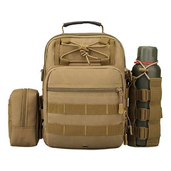

water bottle bag nylon waist tactical water bottle pouch outdoor travel hiking hunting drawstring holder