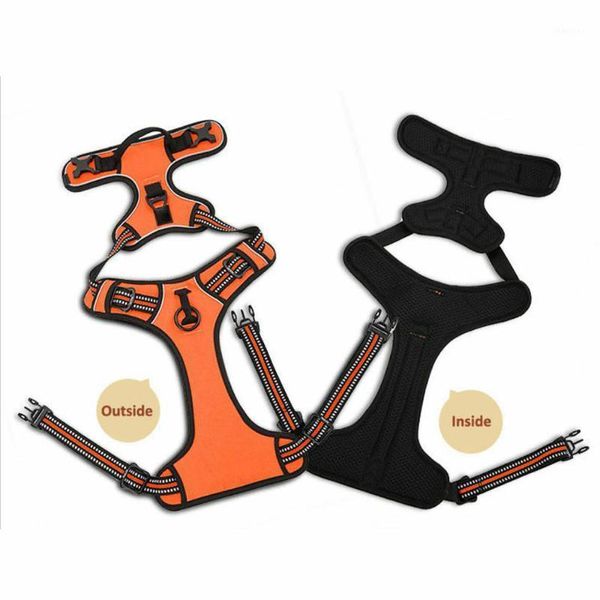 

size s puppy harness vest breathable no pull dog training harness adjustable reflective for pitbull labrador collars1