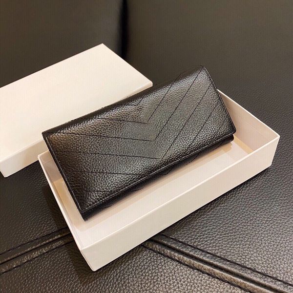 

High Quality UNISEX wallet long purse for women AND MEN leather wallets fashion style, Make up for price