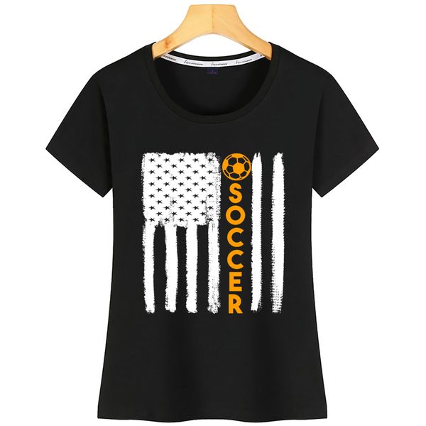 

t shirt women soccer usa flag grunge style vogue vintage cotton tshirt sport hooded sweatshirt hoodie