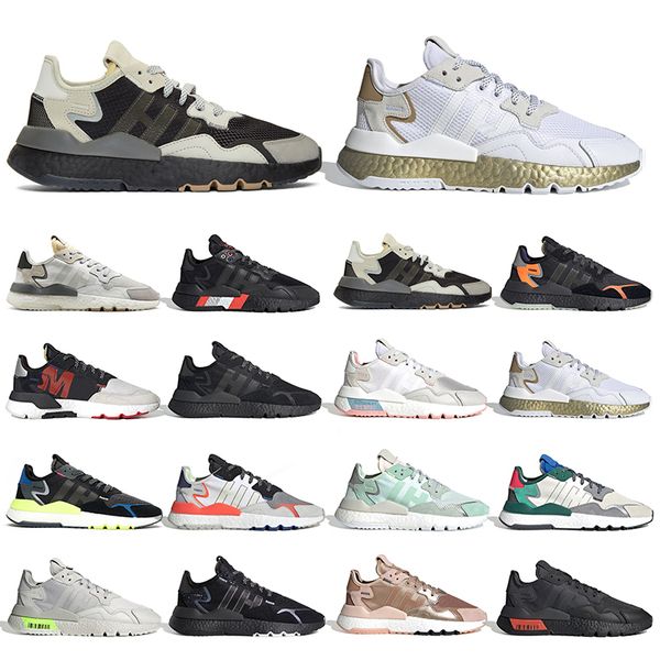 

discount mens nite jogger ivy outdoor shoes 3m core black carbon grey six collegiate green triple black white womens outdoor sports trainer