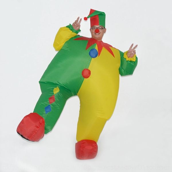 

6itpv halloween costume clown funny cartoon fat man clothes halloween costume inflatable props props funny cartoon doll propsdoll