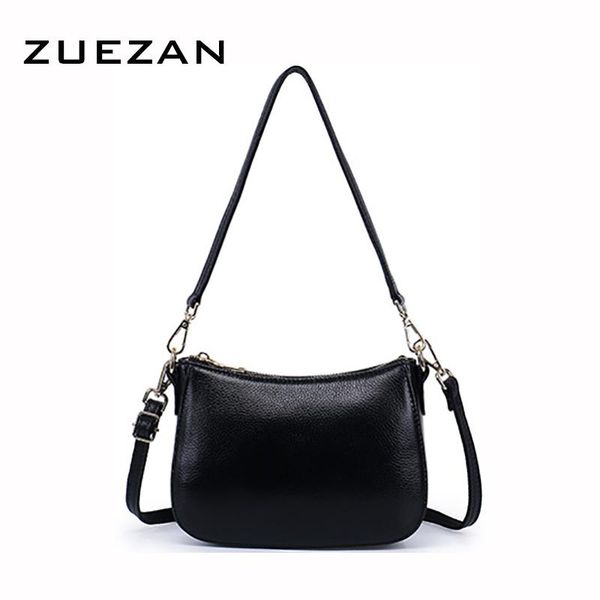 

sweet lady half moon bag,fashion women genuine leather shoulder bag,casual female 100% natural cowhide cross-body messenger a360