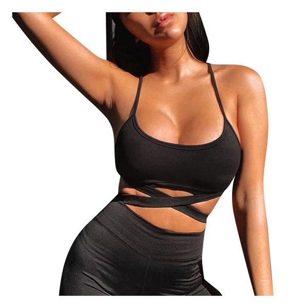 

cross back yoga bra women, padded push up sports bras shockproof breathable sport bra fitness workout sport 2021 #bl3, White;red