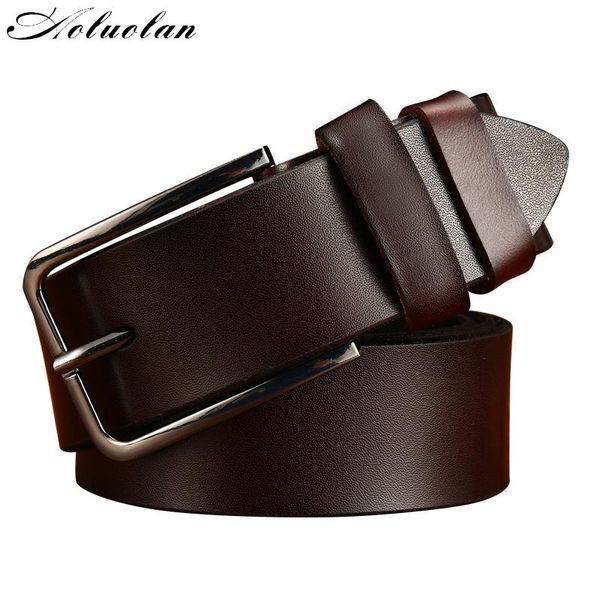 

new brand designer belts mens business leather belt pin buckles luxury belts strap gift mens designer, Black;brown