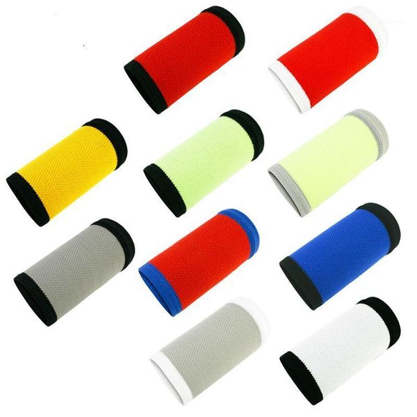 

wrist support fashion sports knitted wristbands fitness running compression sweat anti-sprain protective gear wristband1, Black;red