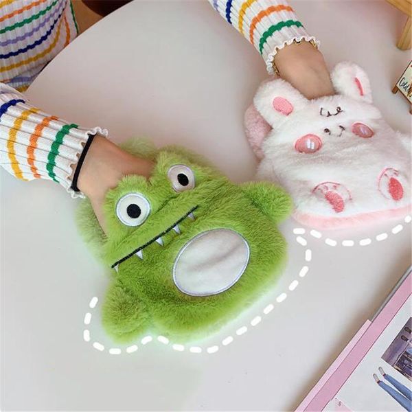 

cute pvc stress pain relief therapy water bottle bag kawaii knitted soft cozy cover winter warm heat reusable hand warmer jllucq