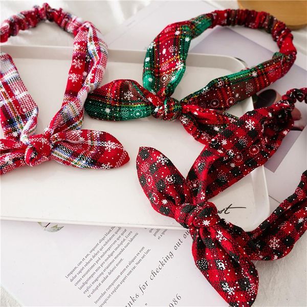 

home frigg grid headband for merry decor christmas ornament natal happy new year 2021 xmas gift navidad noel