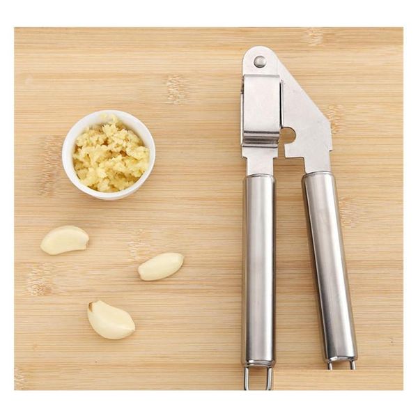

garlic tool stainless steel garlic presses good quality manual ginger garlic crusher grater kitch jllech lottery2010