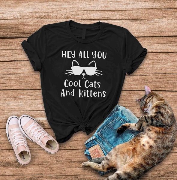 

hey all you cool cats and kittens t shirt women summer cotton tiger king tshirt joe exotic carol baskin zoo exotic t-shirt1, White