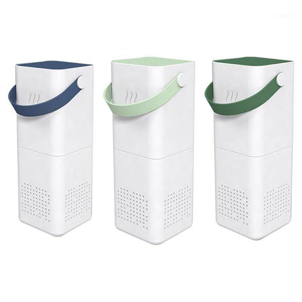 

3 colors anion mini car air purifier personal deskair purifier for home office dust1