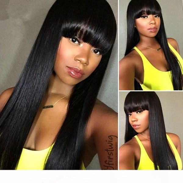 

полный парик new star бразильского девы волос кишка glueless парик от давления человеческих волос 100% соткать волос и младенца, черные женщ, Black;brown