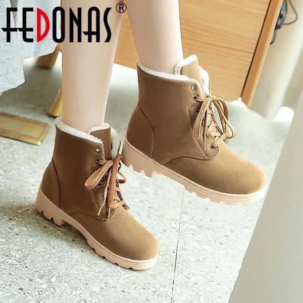 

fedonas fashion women ankle boots thick high heels motorcycle boots warm autumn winter shoes woman short1, Black