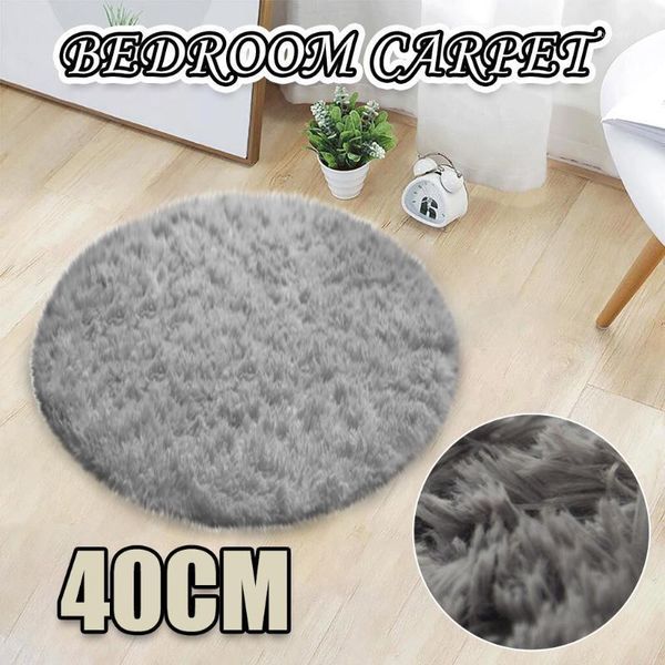 

soft small rug chair cover bedroom mat warm hairy carpet seat fur area rugs round rug carpets for living room decor #w1