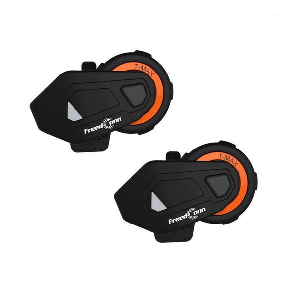 

(double packing)conn tmax-e motorcycle group talking system 1000m 6 riders bluetooth group intercom helmet headset with1