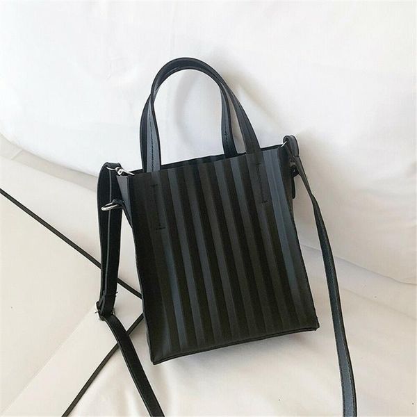 

women ladies cross -body pu leather zipper shoulder bag pleated pattern tote purse handbag messenger bag new style