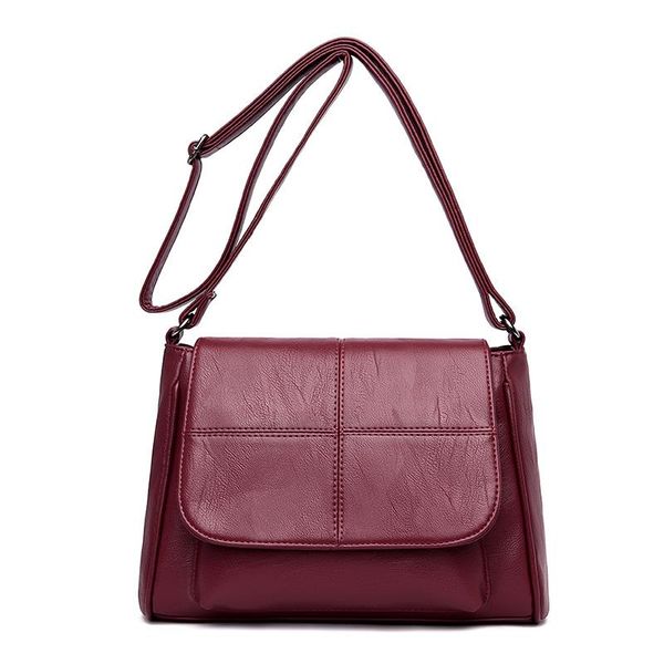 

new female leather messenger bags feminina bolsa leather luxury handbags women bags designer 2020 sac a main ladies shoulder bag