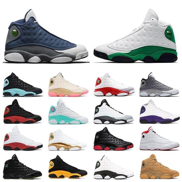 

new 13 13s man shoes reverse got game flint chinese new year lucky green jumpman sports sneaker mens trainers