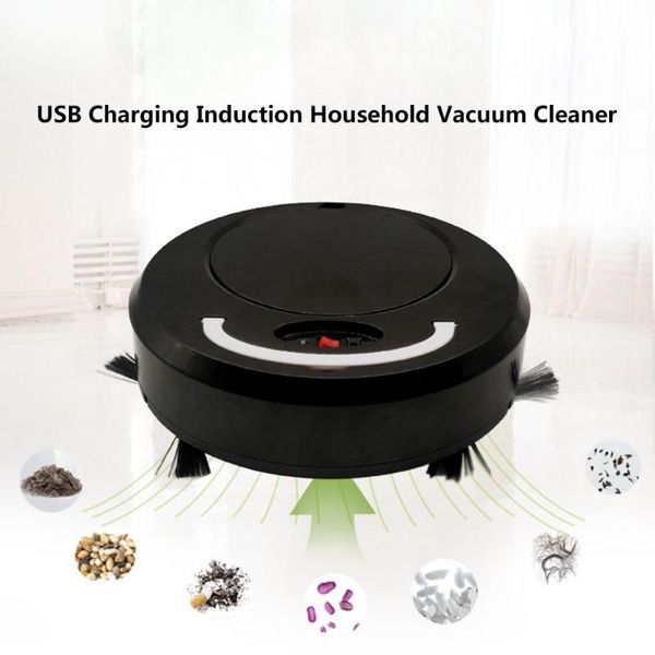 

3 in 1 usb rechargeable induction household vacuum cleaner automatic sweeping mop sweeper robot sweeping vacuum cleaner dropship
