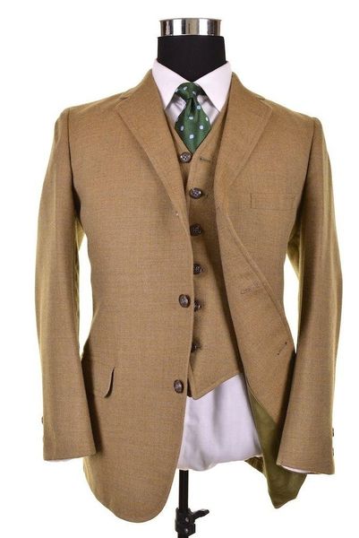 

men's suits & blazers latest coat pant designs brown tweed suit men slim fit 2 piece tuxedo prom custom groom blazer masculino jacket+p, White;black