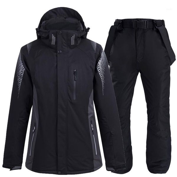 

couples skiing jackets and pants men and women ski suit snowboarding sets warm windproof waterproof snow outdoor winter clothes1