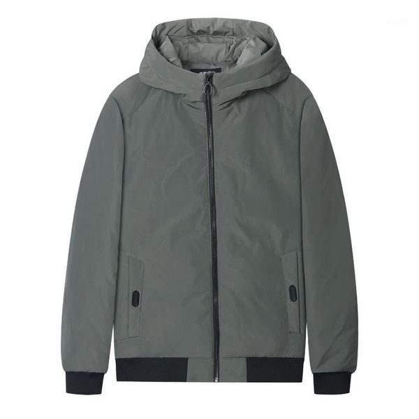 

new winter cotton parkas jacket men's hooded black thick coat thick fashion men jacket winter men's clothing 2019 dd6mf1