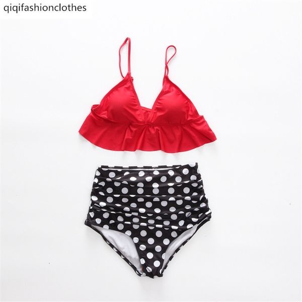 

single bikini with high waist and thin belly, White;black